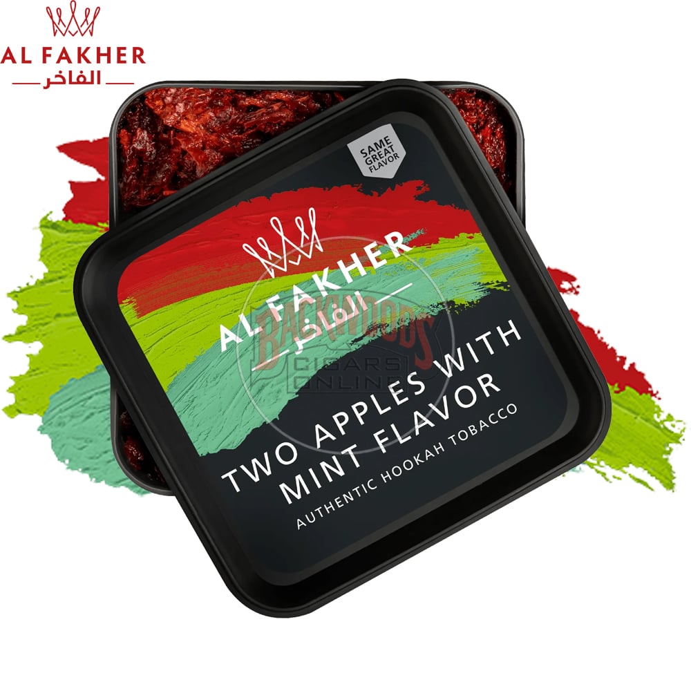 Al Fakher Two Apples With Mint 1000g 1 Al Fakher Two Apples With Mint 1000g