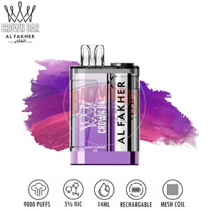 Al Fakher Crown Bar 9000 - Black Currant Ice