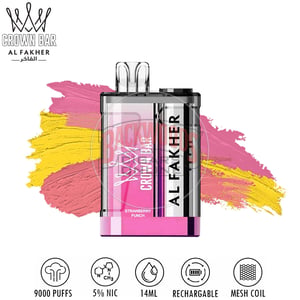 Al Fakher Crown Bar 9000 - Strawberry Punch