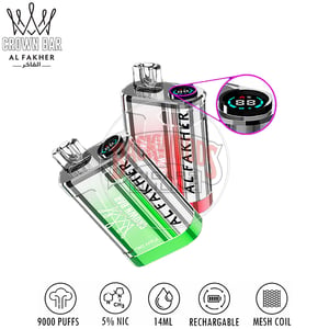 Al Fakher Crown Bar 9000 - White Flash 2 Al Fakher Crown Bar 9000 - White Flash