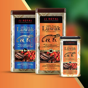 100% Pure Luwak Robusta (Ground Coffee) 100g
