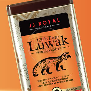 100% Pure Luwak Robusta (Ground Coffee) 100g