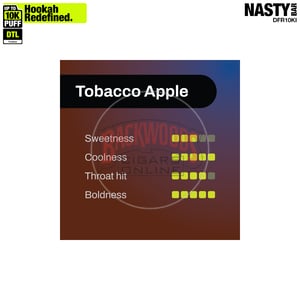 NASTY Hooqa DFR10Ki Apple Tobacco 2 NASTY Hooqa DFR10Ki Apple Tobacco
