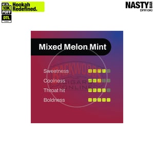 NASTY Hooqa DFR10Ki Shisha Mixed Melon Mint