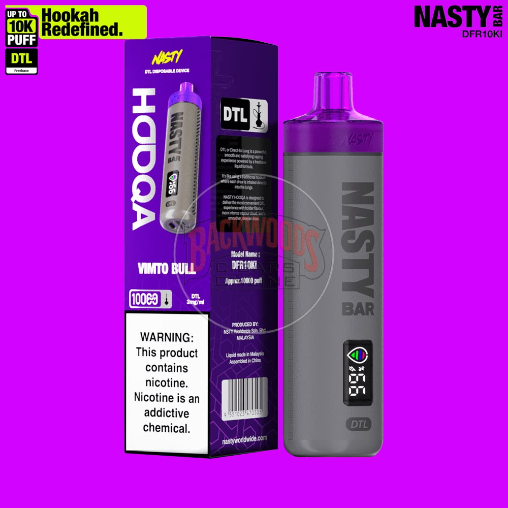 NASTY Hooqa DFR10Ki Vimto Bull 1 NASTY Hooqa DFR10Ki Vimto Bull