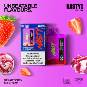 NASTY Bar DR12Ki Strawberry Ice Cream