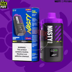 NASTY Pod PX16Ki Strawberry Grape – Starter Kit