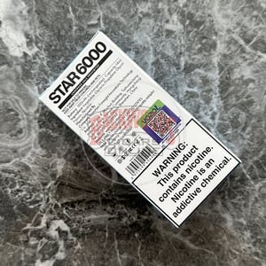 Vozol Star 6000 Raspberry Orange