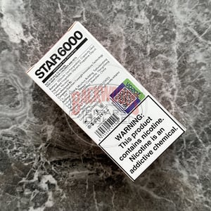 Vozol Star 6000 Strawberry Raspberry