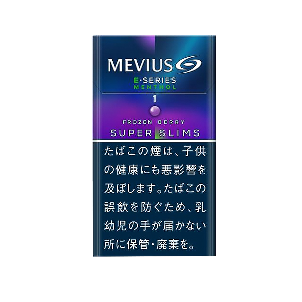 Mevius E Series Menthol Frozen Berry One 100's (SuperSlims) 3 Mevius E Series Menthol Frozen Berry One 100's (SuperSlims)